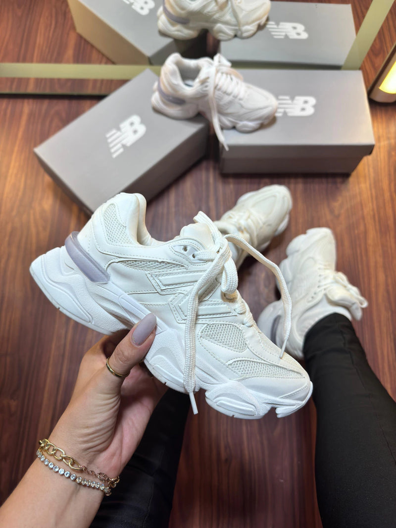 New Balance 9060 All White