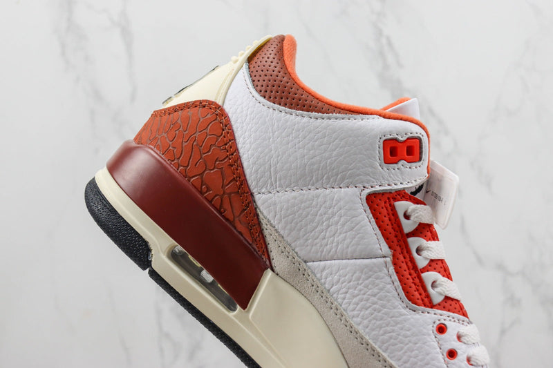 Air Jordan 3 Burst Crack White Orange (IMPORTADOS)