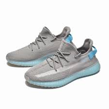 Adidas Yeezy Boost 350 V2 Gray With Light Blue (IMPORTADOS)