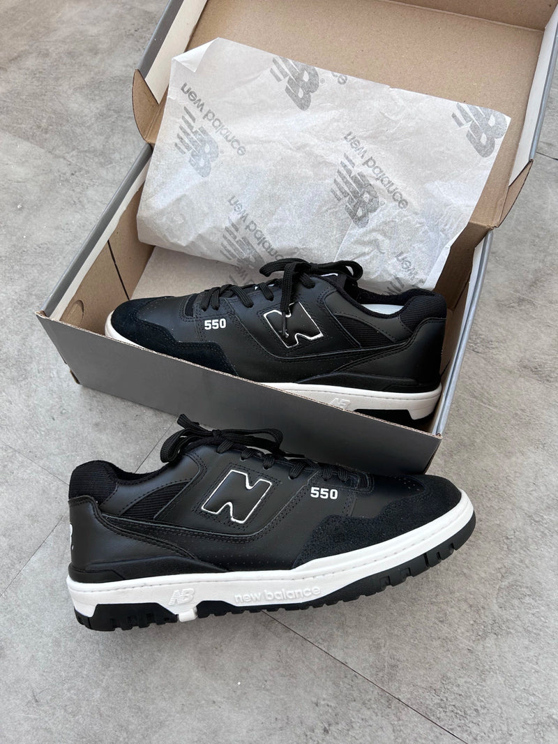 New Balance 550 Black White