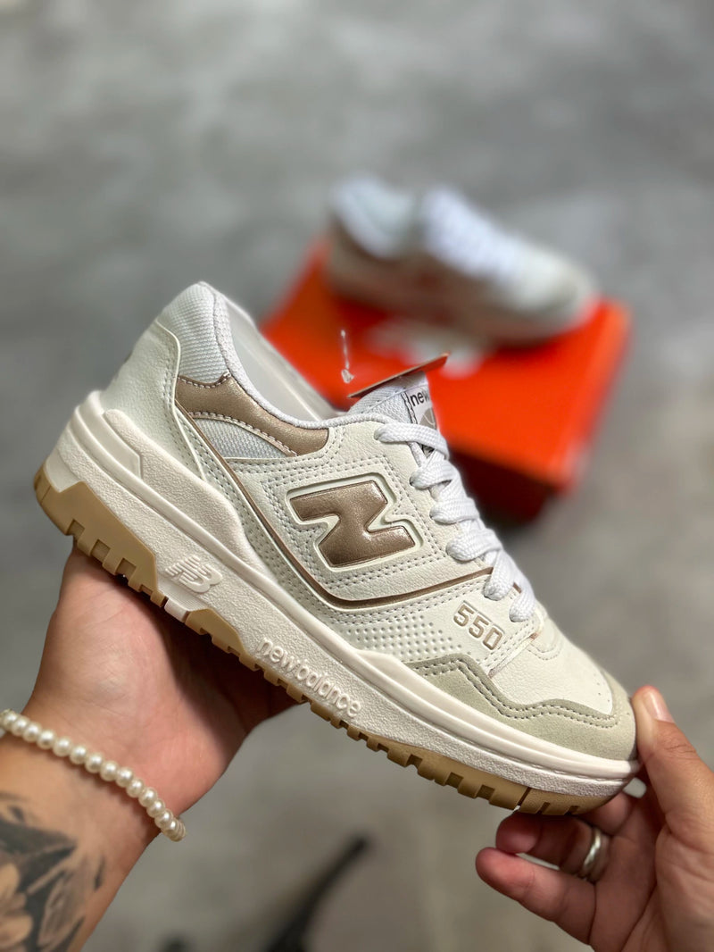 New Balance 550 Crem White