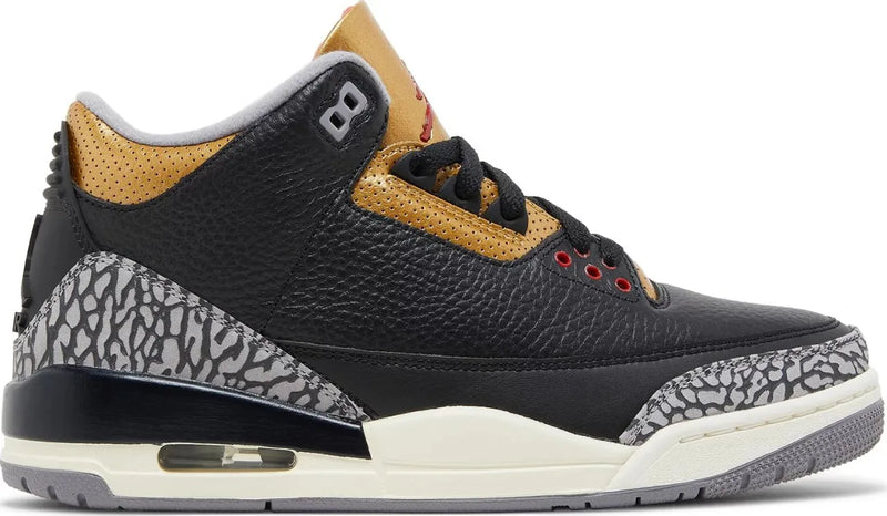 Air Jordan 3 Retro black gold burst crack (IMPORTADOS)